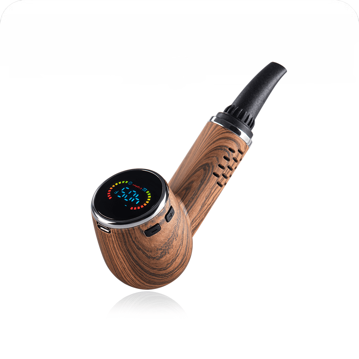 Cipher Nautilus V3 dry herb vaporizer in Palm Wood design.