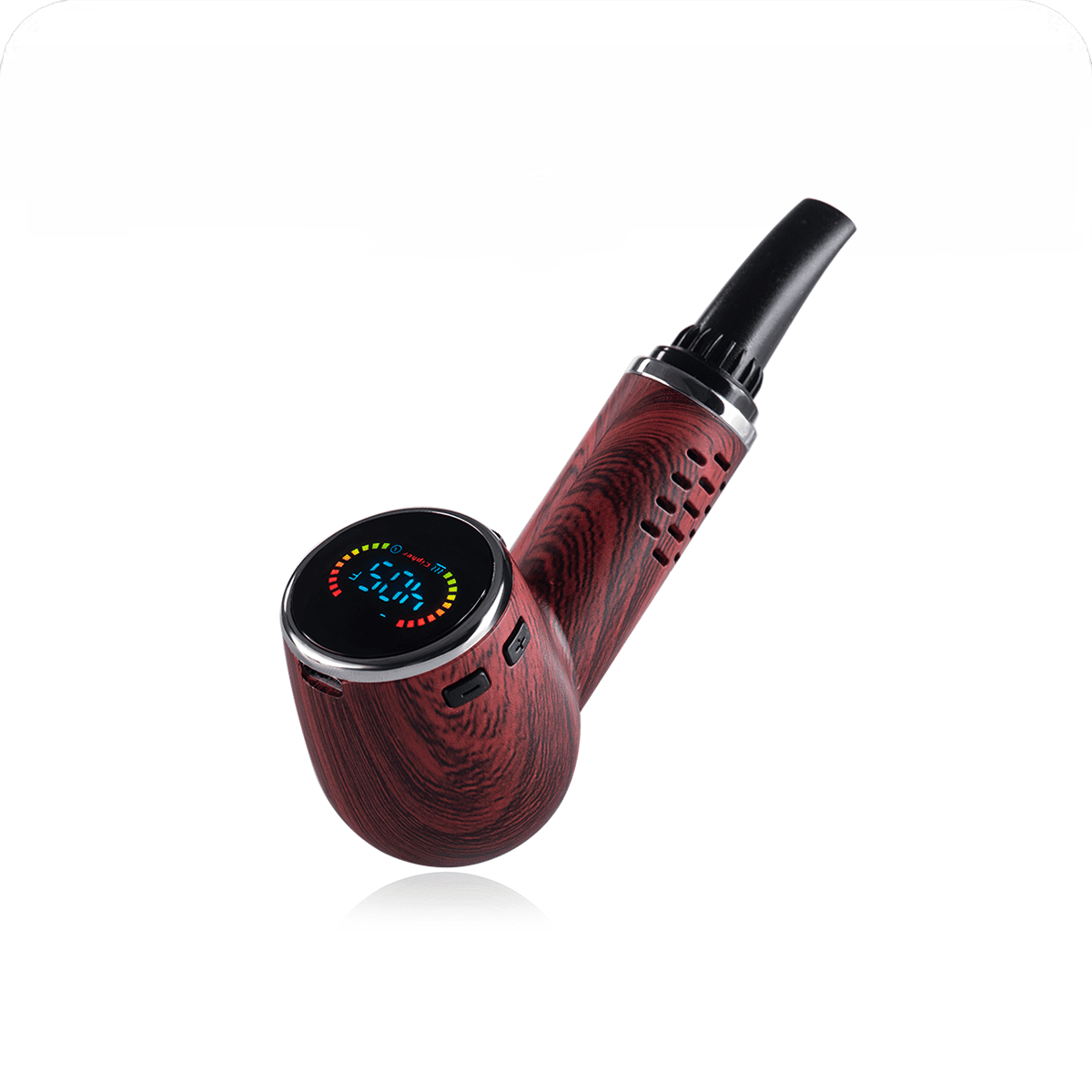 Cipher Nautilus V3 dry herb vaporizer in Redheart Wood design.